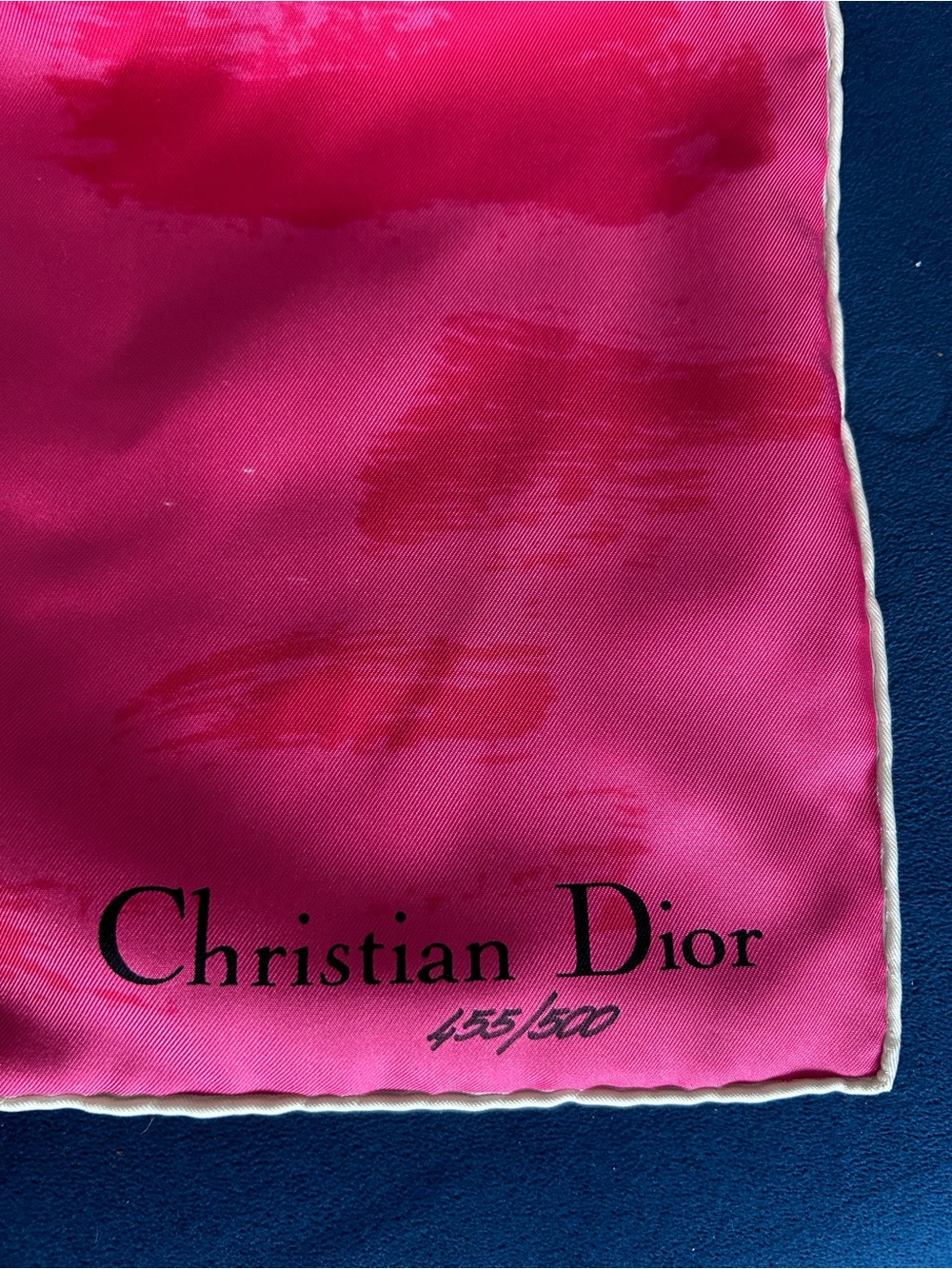 Rare Christian Dior American & French Flag Scarf - Picture 3 of 5